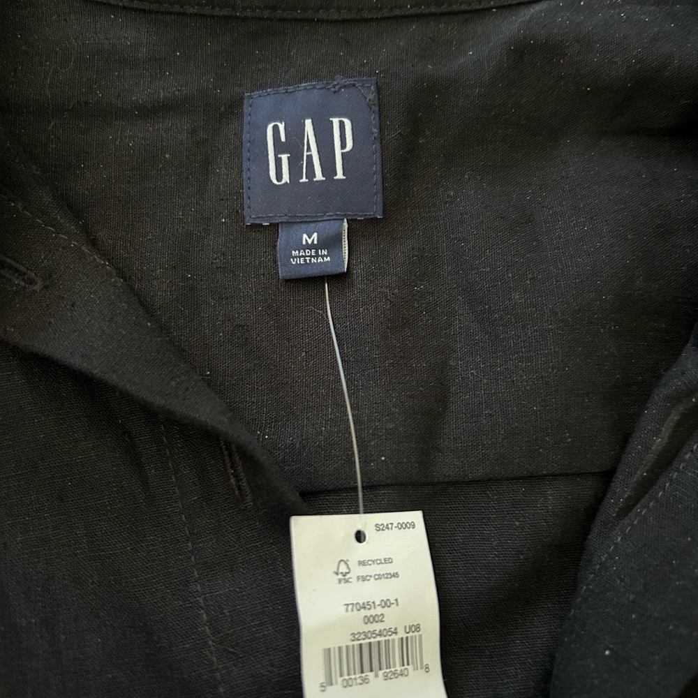 GAP Linen-Blend Shirtdress - Picture 8 of 11